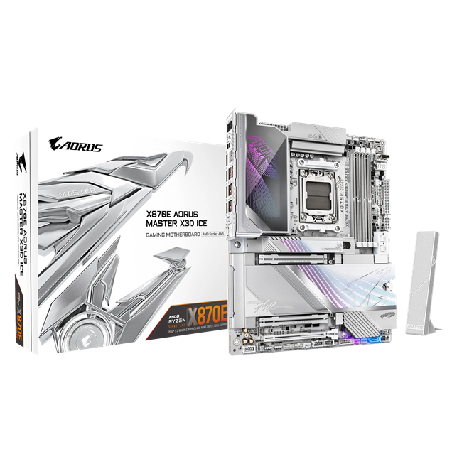 GIGABYTE X870E AORUS MASTER X3D ICE Motherboard